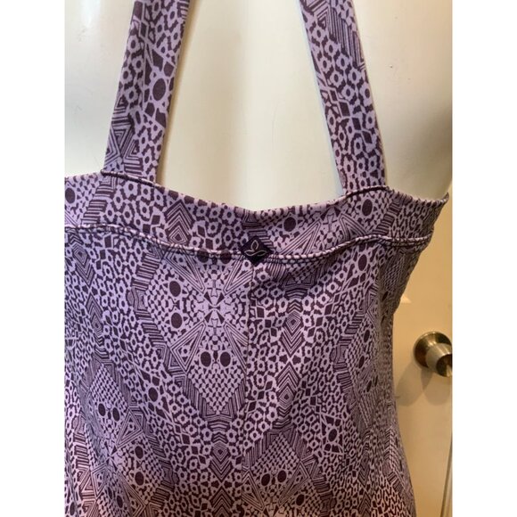 Breathe Athletics Purple Geometric Athletic Sleeveless Cutout Back Dress, Size S - Picture 5 of 5